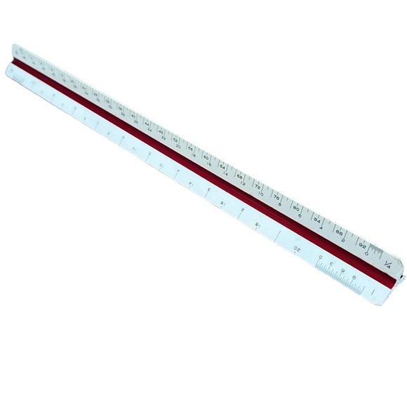 Charvos Architect Scale Triangular Ruler 30-1203 - Picture 1 of 6